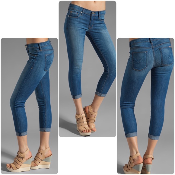 hudson harkin crop super skinny cuff